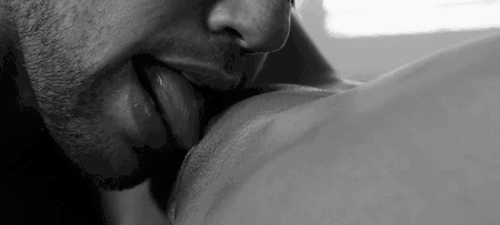 Pussy licking close up non color gif