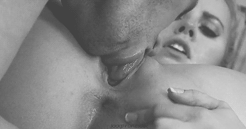 Pussy licking close up non color gif