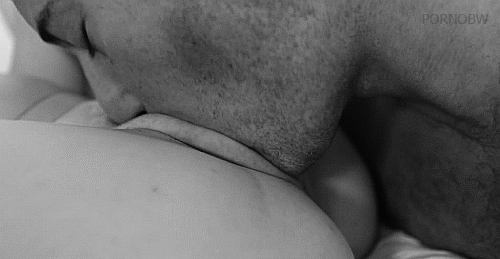 Pussy licking close up non color gif