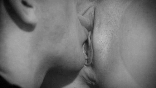 Pussy licking close up non color gif