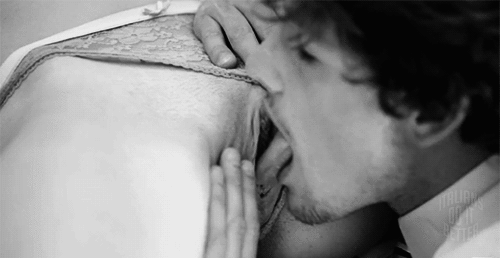 Pussy licking close up non color gif