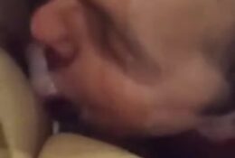 Lesha licks cunts under the table in the sauna